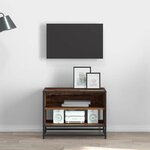 vidaXL Meuble TV Bois ancien 61 x 40 x 46 cm Bois d'ingénierie