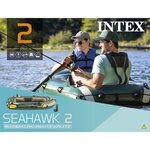 Intex ensemble de canot pneumatique avec rames et pompe 68347np