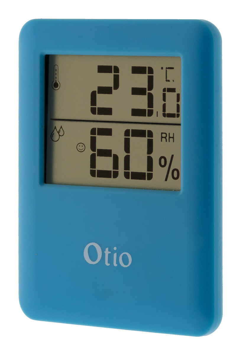 Thermomètre digital intérieur Otio rouge