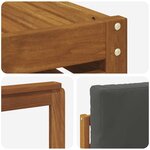 vidaXL Ensemble de canapés d'extérieur 8 Pièces Naturel et Anthracite