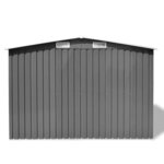 vidaXL Abri de stockage pour jardin métal gris 257x205x178 cm
