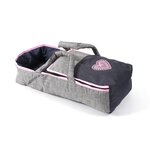 Bayer Chic 2000 587-26 - Poussette de poupée combinée JARA gris bleu foncé