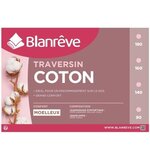 Traversin en coton 160 cm - Blanc