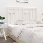 vidaXL Tête de lit Blanc 145 5x4x100 cm Bois massif de pin