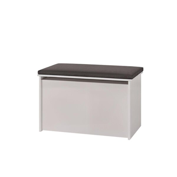 Coffre à jouets Daria avec siège graphite