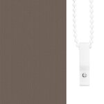 Store enrouleur occultant 120 x 230 cm marron