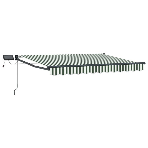 vidaXL Store rétractable manuel avec LEDs 3 x 2 5 m