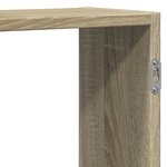 vidaXL Étagère murale chêne sonoma 159x18x65 cm bois d'ingénierie