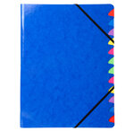 Trieur agrafé IDERAMA 12comp. assorti x 8 EXACOMPTA