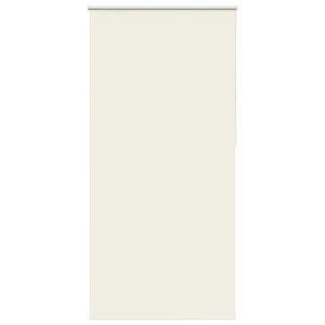 vidaXL Store enrouleur occultant blanc cassé 115x210 cm largeur tissu