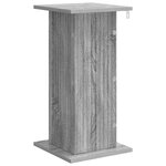 vidaXL Support de Plante 2 pièces Sonoma gris 30 5 x 30 x 60 5 cm