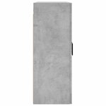 vidaXL Armoire murale gris béton 69 5x34x90 cm