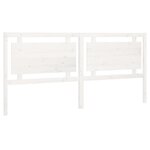 vidaXL Tête de lit Blanc 205 5x4x100 cm Bois massif de pin