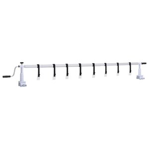 vidaXL Rouleau de couverture de piscine avec base en plastique