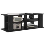 vidaXL Support de télévision Chêne noir 96 x 35 x 33 5 cm