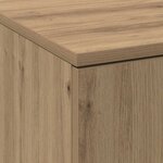 vidaXL Meuble chêne artisanal 70 x 35 x 180 cm Bois d'ingénierie