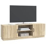 vidaXL Meuble TV Chêne Sonoma 150 x 31 x 47 cm Bois d'ingénierie