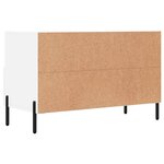 vidaXL Meuble TV Blanc 80x36x50 cm Bois d'ingénierie