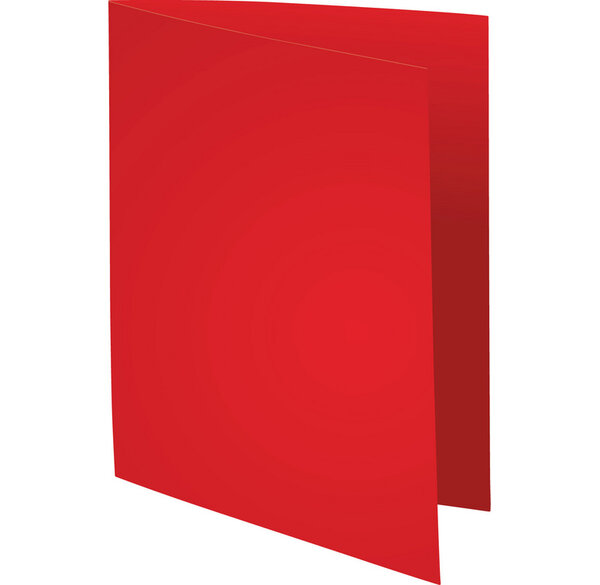 Paquet de 100 chemises JURA 250 en carte 240 grammes rouge EXACOMPTA