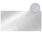 vidaXL Film solaire de piscine PE rectangulaire flottant 10x5m Argenté