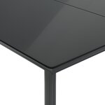 vidaXL Ensemble à manger de jardin et coussins 7 Pièces marron rotin