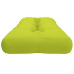 vidaXL Coussin de palette vert vif 120x40x12 cm tissu