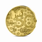 Snoopy - Monnaie de 50€ Or 1/4 Oz