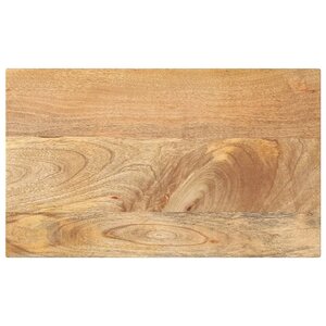 vidaXL Dessus de table 40x20x2 5 cm rectangulaire bois massif manguier