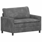 vidaXL Ensemble de Canapés 2 Pièces Gris clair Polyester