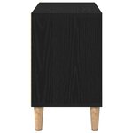 vidaXL Meuble TV en chêne noir - 69.5x30x50 cm  bois d'ingénierie