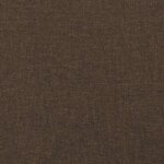 vidaXL Cadre de lit sans matelas marron foncé 200x200 cm tissu