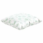 vidaXL Coussins Éparpillés Feuille 4 Pièces Motif feuille 40 x 40 cm