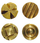 Embout pyrogravure (poinçon) Décoration 4 pièces