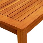 vidaXL Table basse de jardin 50x35x36 cm Bois solide d'acacia
