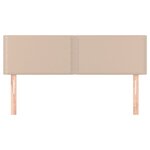 vidaXL Têtes de lit 2 Pièces Cappuccino 72x5x78/88 cm Similicuir