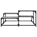 vidaXL Table basse sonoma gris 87 5x87 5x40 cm bois d'ingénierie