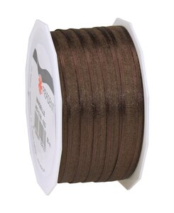 Organza marseille 50-m-rouleau 10 mm  brun