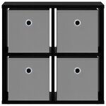 vidaXL Buffet Chêne noir 49 5 x 22 x 47 cm