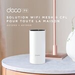 TP-Link Deco P9(3-Pack) Solution Hybride WiFi Mesh AC1300 Mbps Multiroom + CPL AV1000 Mbps