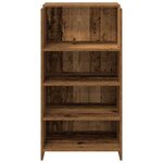 vidaXL Bureau de réception vieux bois 55x50x103 5 cm bois d'ingénierie
