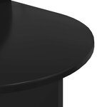 vidaXL Table de chevet 2 Pièces Chêne noir 48 x 49 x 65 cm
