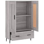 vidaXL Buffet haut sonoma gris 69 5x31x115 cm bois d'ingénierie