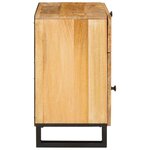 vidaXL Cabinet de chevet Naturel 50 x 33 x 60 cm Bois de mangue massif
