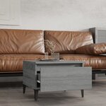 vidaXL Tables d'appoint 2 Pièces Sonoma gris 50x46x35 cm Bois ingénierie