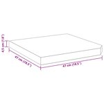 vidaXL Plaque de poids carrée pour parasol Granit 25 kg Gris