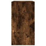 vidaXL Armoire à chaussures chêne fumé 60x34x63 5 cm bois d'ingénierie