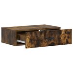 vidaXL Table d'appoint murale 59 x 34 5 x 17 cm Bois d'ingénierie