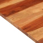 vidaXL Dessus de table bois massif d'acacia 25-27 mm 70x70 cm