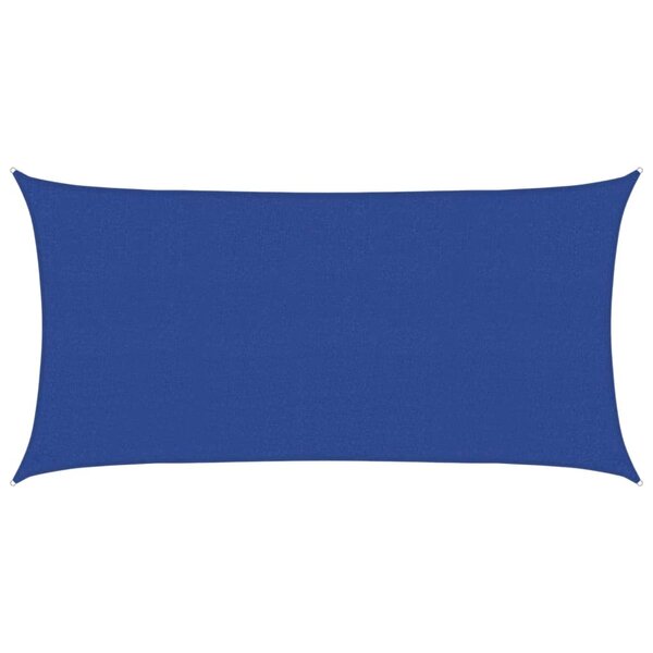 vidaXL Voile d'ombrage 160 g/m² Bleu 2x4 m PEHD