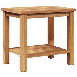 vidaXL Table basse Marron 50 x 35 x 45 cm Bois de teck solide